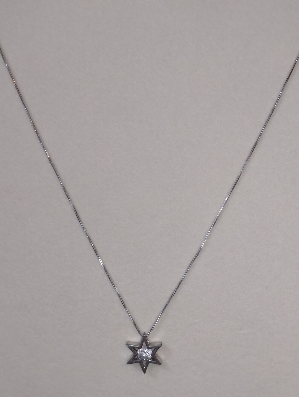 Silver Star Pendant Necklace - Picture 2 of 6